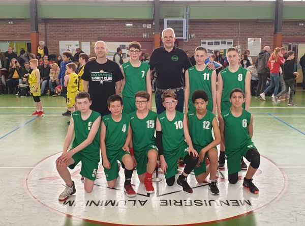 Basket U13 champions d Artois le 8 mai